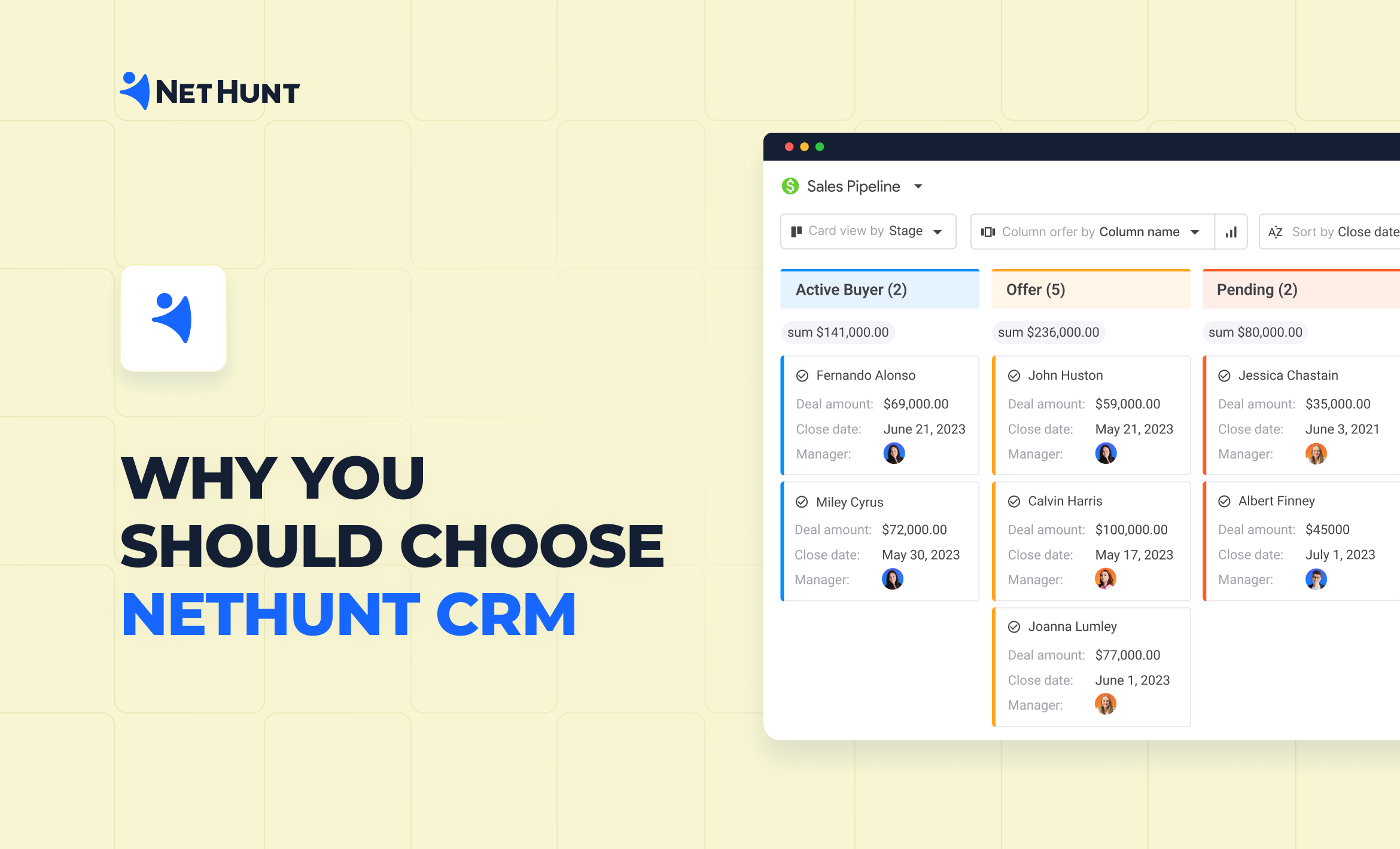 Why choose NetHunt CRM?