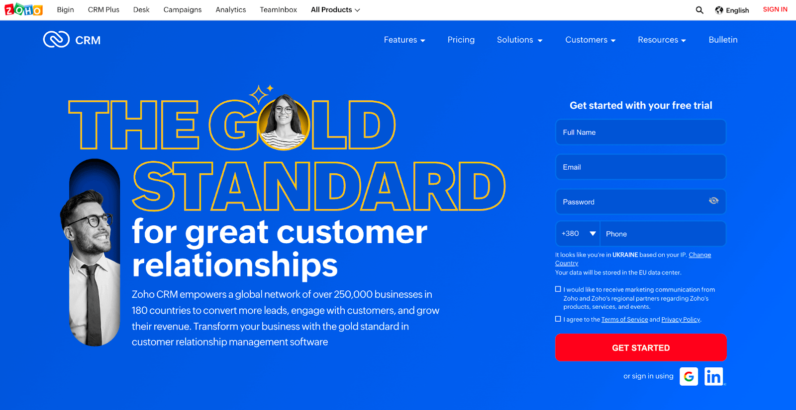 Zoho CRM — a Pipedrive alternative for enterprise