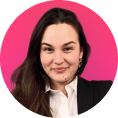 Hosted by <b>Anastasia Tatsenko</b>,<br>Chief Customer Officer, NetHunt CRM