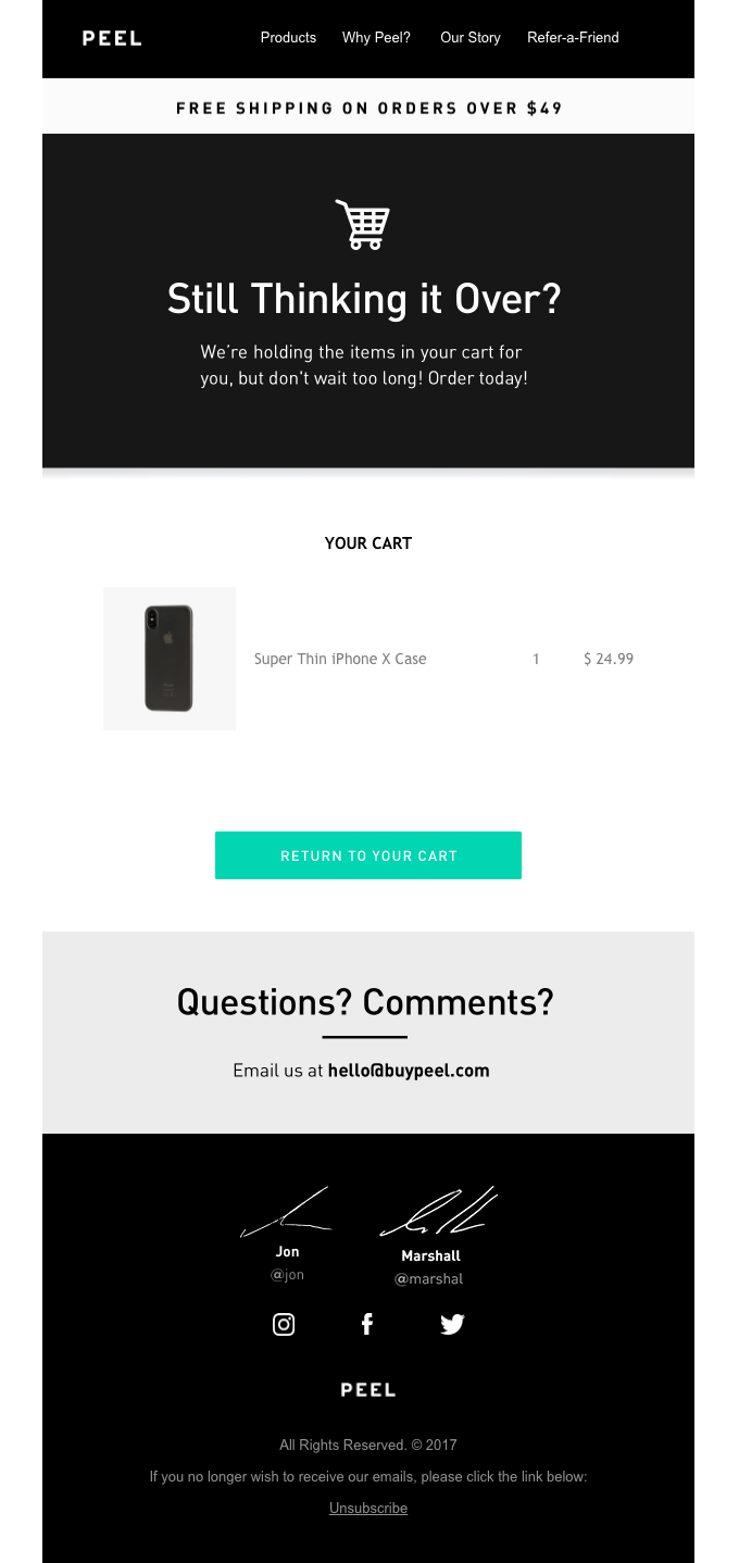 Source: Really Good Emails