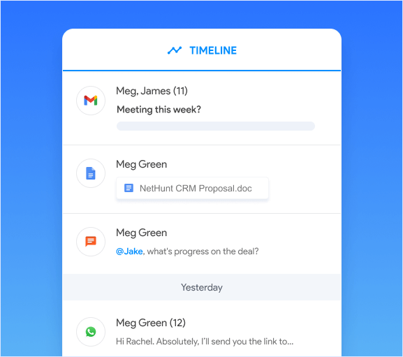 NetHunt CRM for startups