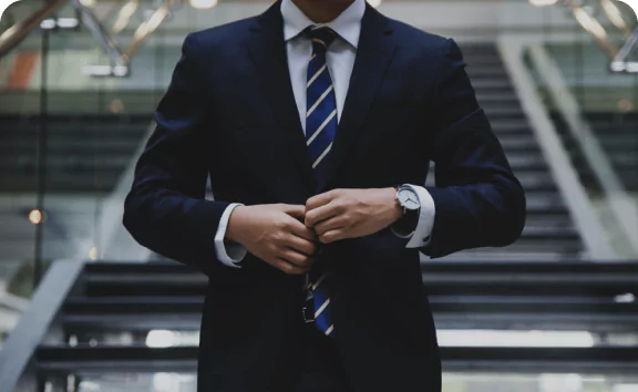 man in suite photo
